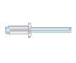 Trhací nýt 3.2x06mm A2/A2